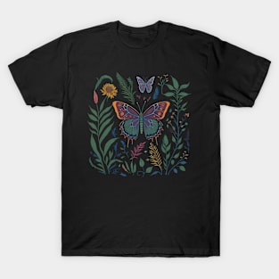 Butterflies and plants T-Shirt